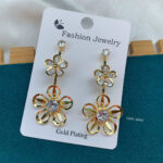 High Quality Diamond cut earring