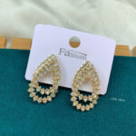 High Quality Diamond cut earring