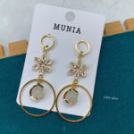 High Quality Diamond cut earring