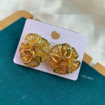 High Quality Diamond cut earring