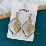 High Quality Diamond cut earring