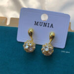 High Quality Diamond Cut earring