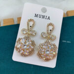 High Quality Diamond Cut earring