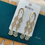 Royal Zircon Elegance Drop Earrings