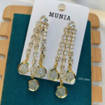 Royal Zircon Elegance Drop Earrings