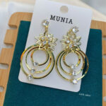 Royal Zircon Elegance Drop Earrings