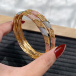 Elegant Gold Plated Bangles