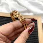 Elegant Gold Plated Bangles