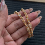 Elegant Gold Palated Bangles