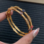 Elegant Gold Palated Bangles