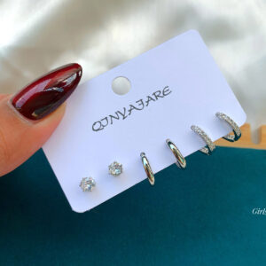 Elegance High Quality  Trio Earring Set