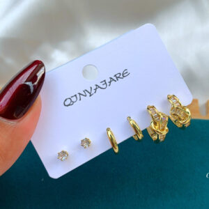 Elegance High Quality  Trio Earring Set