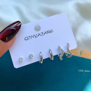 Elegance High Quality  Trio Earring Set