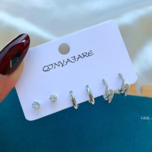 Elegance High Quality  Trio Earring Set