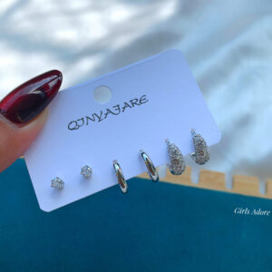 Elegance High Quality  Trio Earring Set