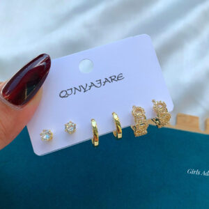 Elegance High Quality  Trio Earring Set