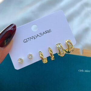 Elegance High Quality  Trio Earring Set