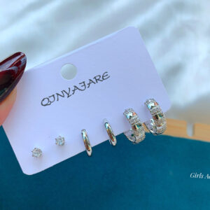 Elegance High Quality Trio Earring Set