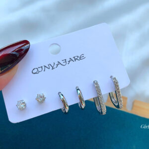 Elegance High Quality Trio Earring Set