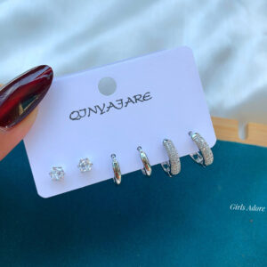 Elegance High Quality Trio Earring Set