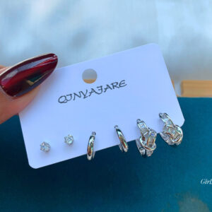 Elegance High Quality Trio Earring Set