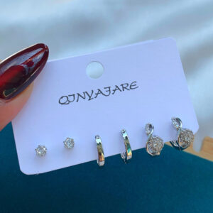 Elegance High Quality Trio Earring Set