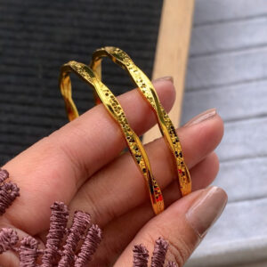 Golden Wave 999 Hallmarked Bangle