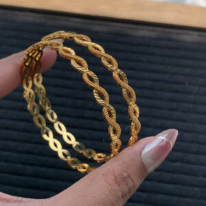 Elegant Gold Palated Bangles