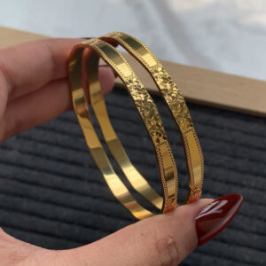 Traditional Taiyeeba Gold Bangles