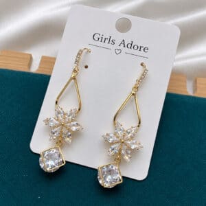 American Diamond Cut Earring