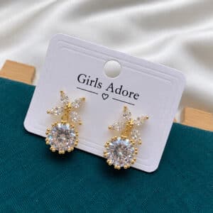 American Diamond Cut Earring