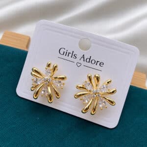 American Diamond Cut Earring