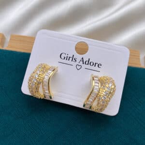 American Diamond Cut Earring