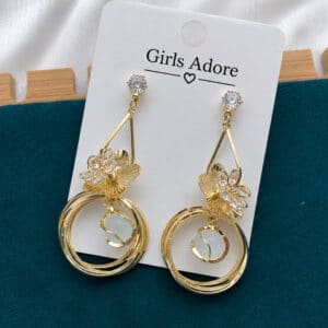 American Diamond Cut Earring
