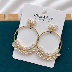American Diamond Cut Earring