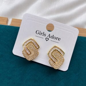 American Diamond Cut Earring