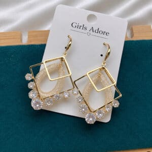 American Diamond Cut Earring