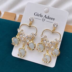 American Diamond Cut Earring