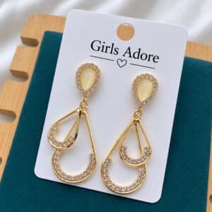 American Diamond Cut Earring