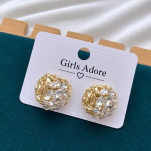 American Diamond Cut Earring
