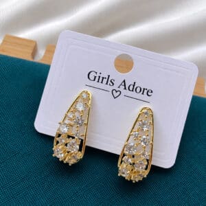 American Diamond Cut Earring