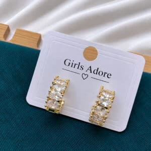 American Diamond Cut Earring