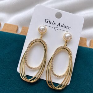 American Diamond Cut Earring